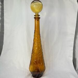 VTG empoli glass genie bottle